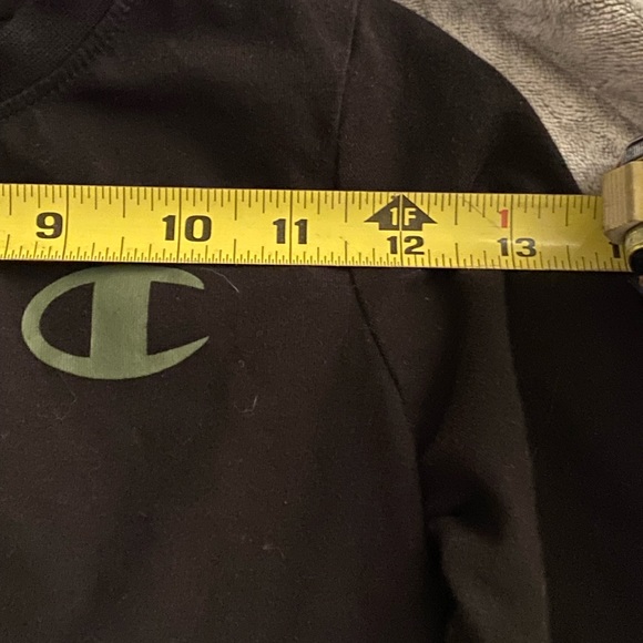 Champion Long Sleeve Black Shirt with Army print with Champion Army Sweat Pants - Picture 2 of 16